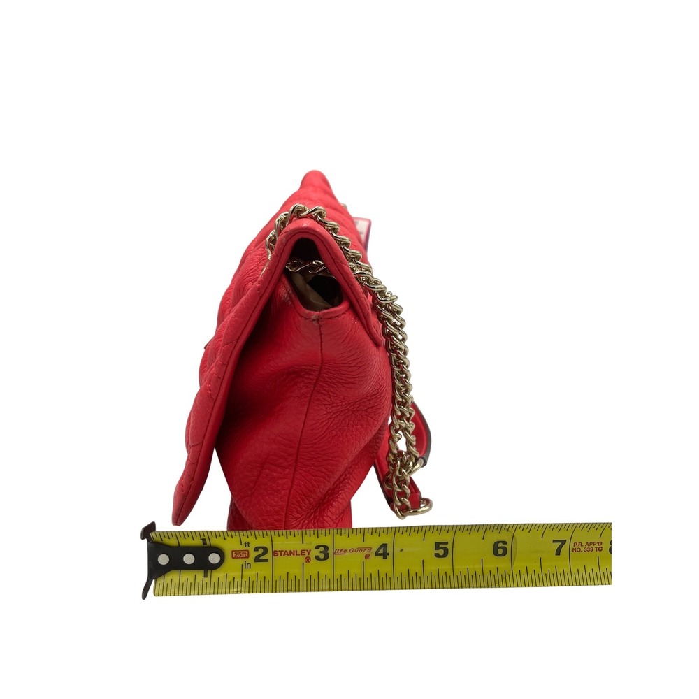 Kate Spade Emerson Place Rita Red Quilted Leather Shoulder Bag Turnlock 1ZCR9X - Picture 7 of 8